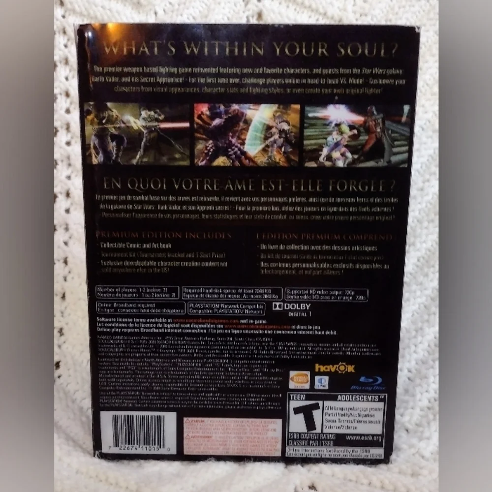 Soul Calibur IV Premium  Edition Playstation 3 Game PS3 (Bandai, 2008) Extras - Picture 5 of 13